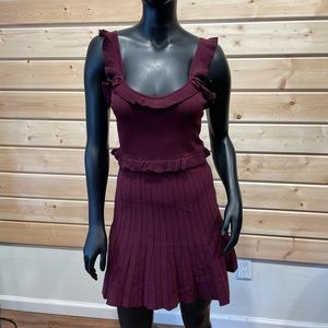 Zara Bordeaux dress